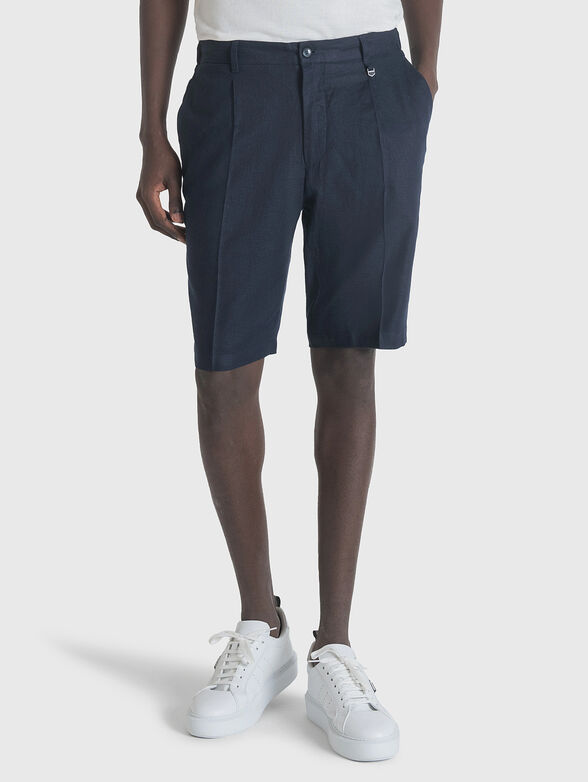 GUSTAF short pants in linen blend - 1