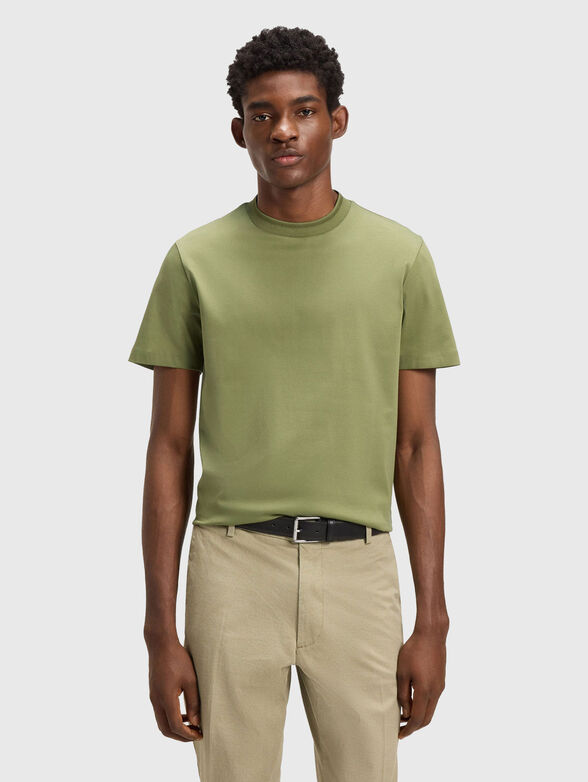 H-TESSLER T-shirt with accent stitching - 1