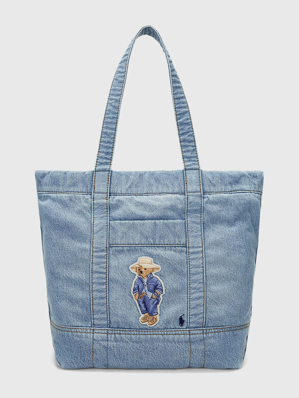 Denim bag with Polo Bear embroidery - 1