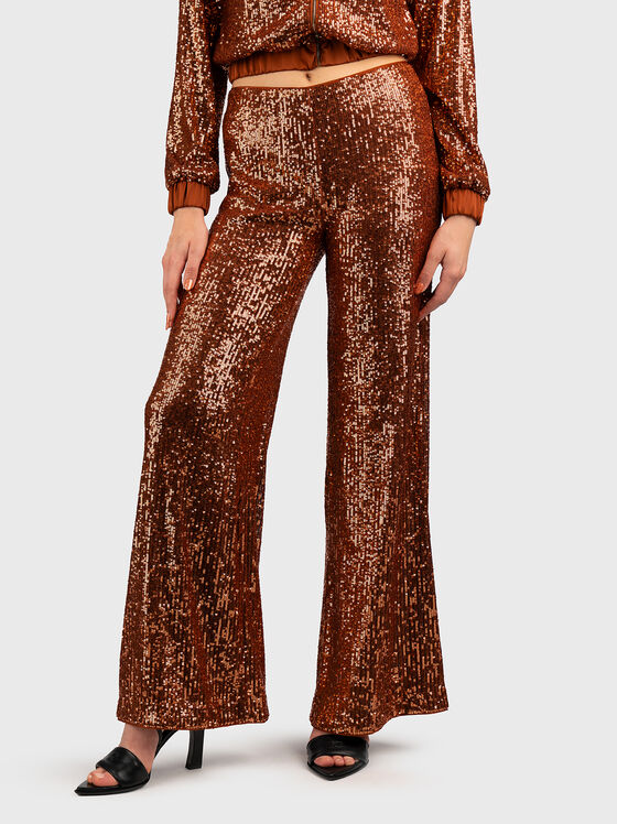 Trousers with sequins - 1