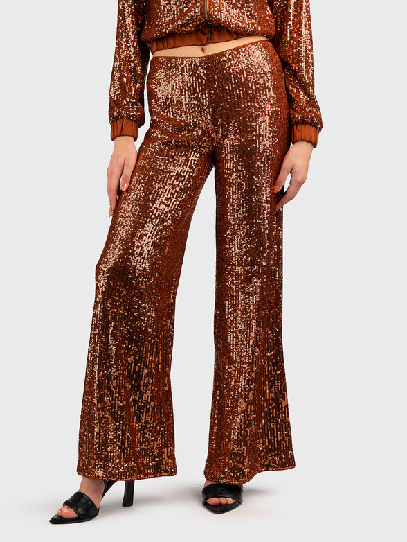 Trousers with sequins - 1