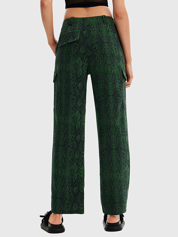 DALILA pants with animal print - 2