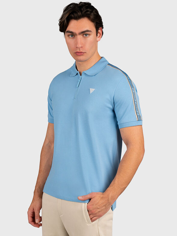 EDMUND polo shirt with zip - 1