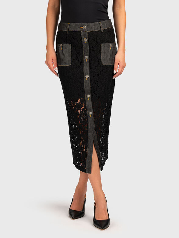 Lace midi skirt - 1