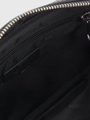 Toiletry bag with monogram logo print - 5