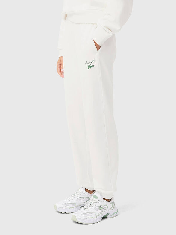 Sport trousers with logo detail - 1