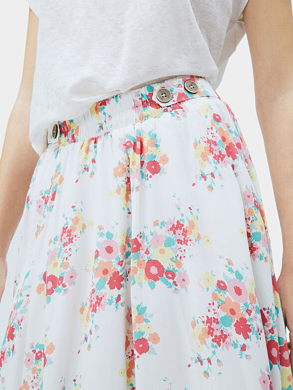 NALIA skirt with floral print - 3