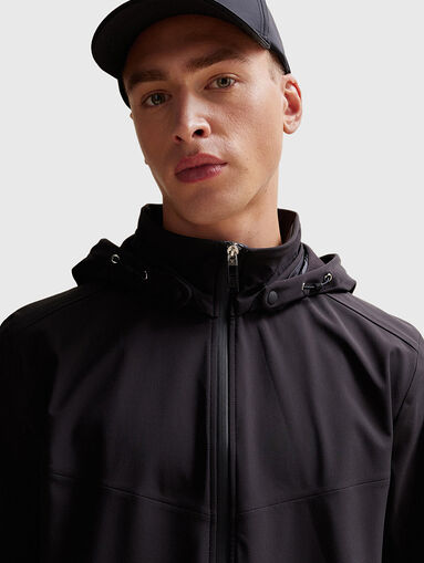 J_ETHEREUM black hooded jacket - 4