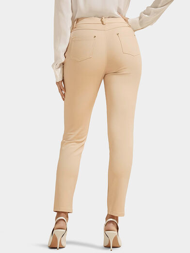 Skinny pants in beige color - 2