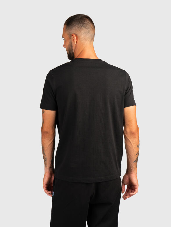 Cotton T-shirt with oval neckline - 3