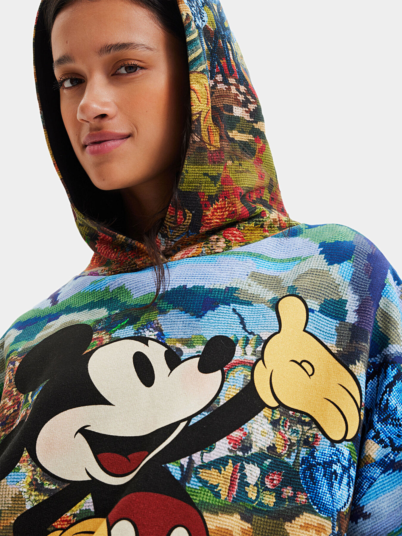 Sweatshirt with Mickey Mouse print brand DESIGUAL