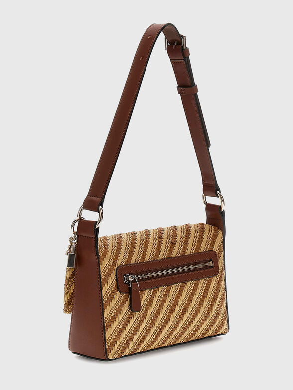 SIMONA shoulder bag with woven texture - 2