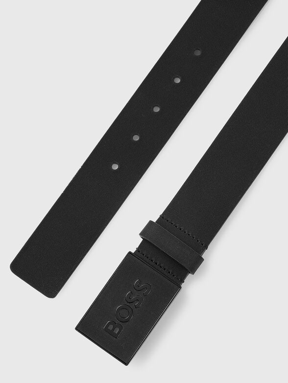 ICON S1 black leather belt - 2
