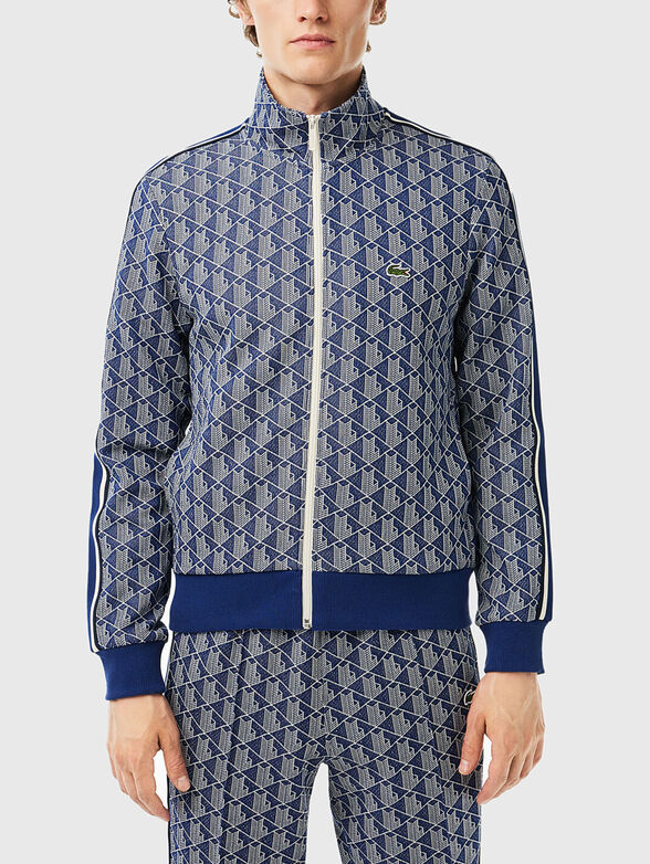 Sweatshirt with monogram print - 1