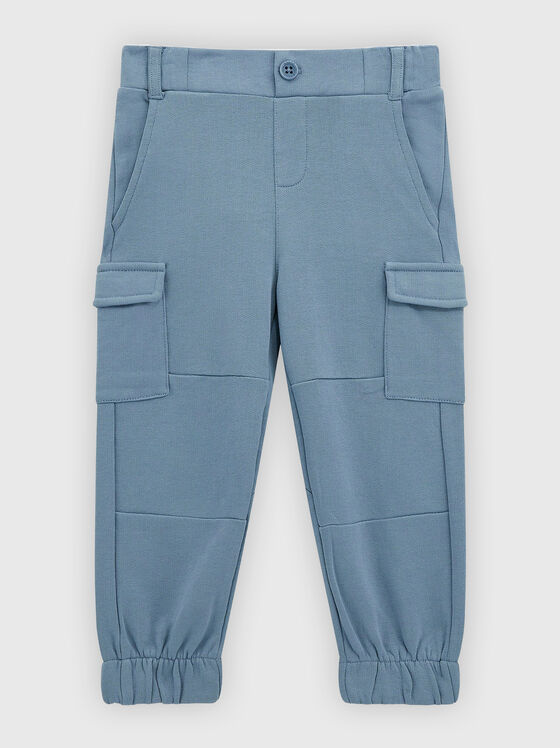 Карго панталон с лого детайл - 1