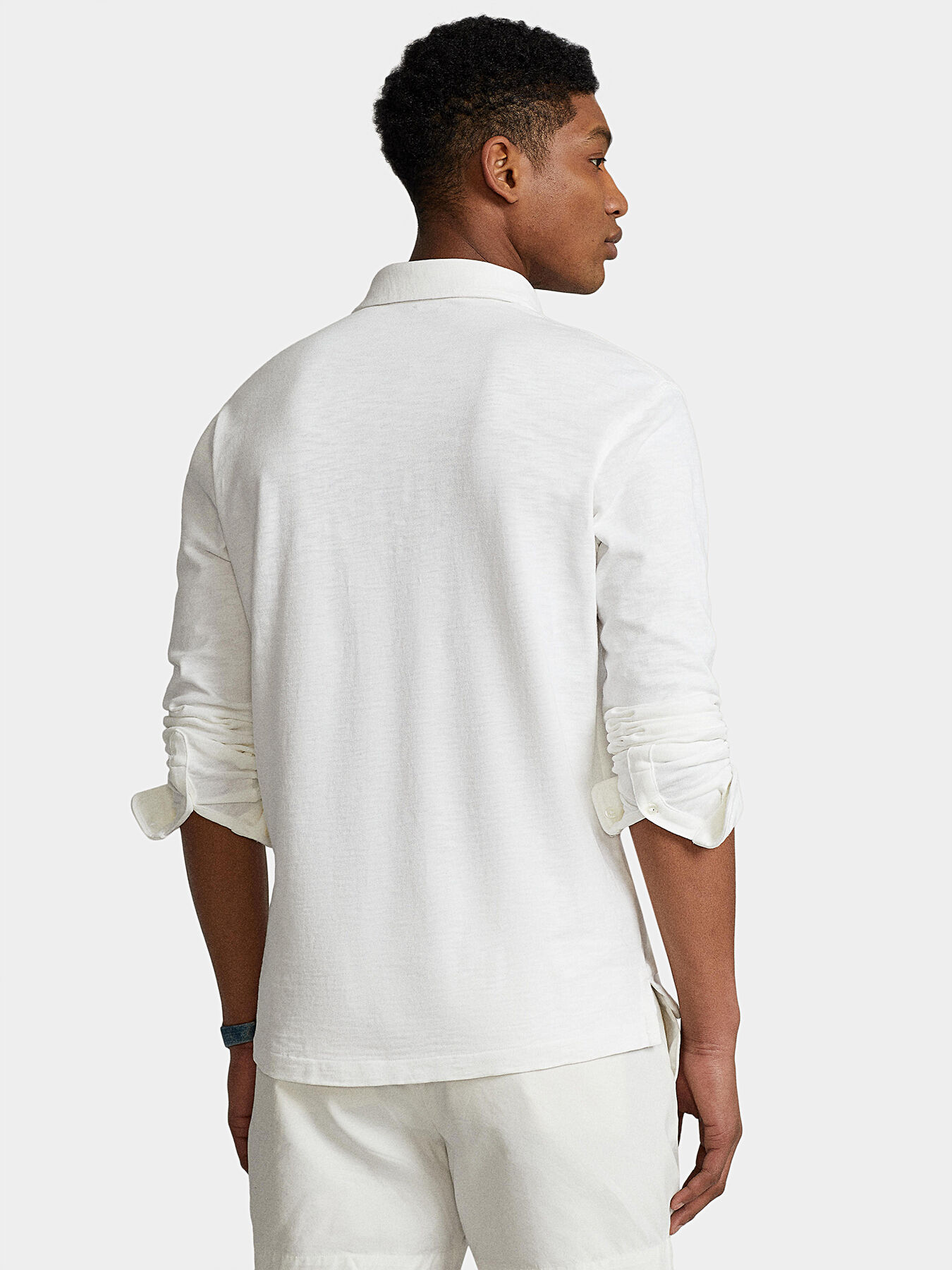 Long sleeve cotton rugby shirt brand POLO RALPH LAUREN
