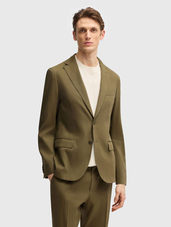 P-HANRY-FLAPS-WG-252 linen blazer - 1