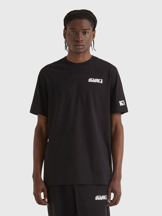 Тениска от памук с лого - 1