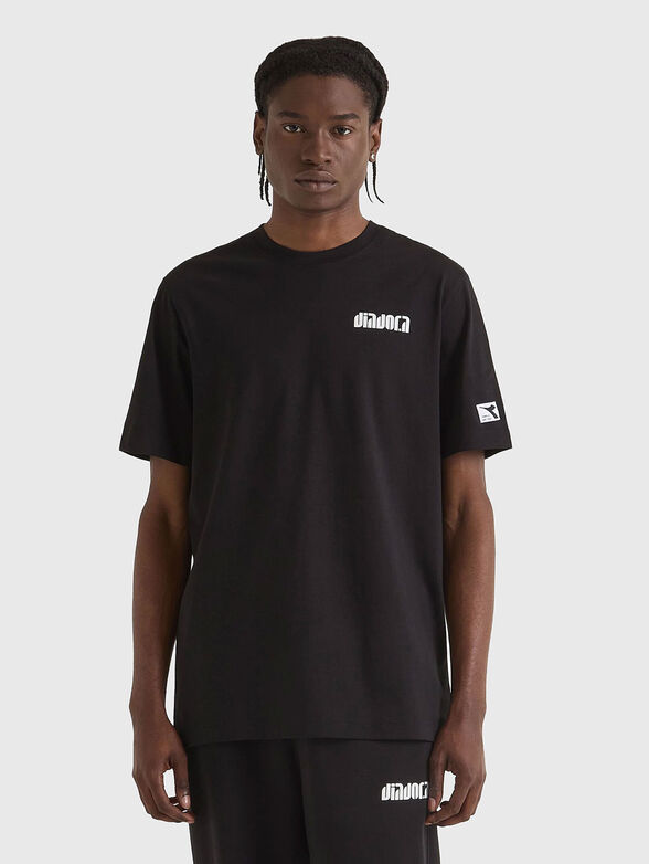 Cotton T-shirt with logo - 1