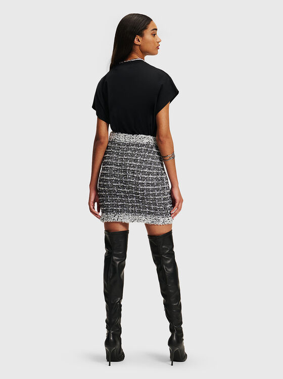 Buckle knit mini skirt  - 2