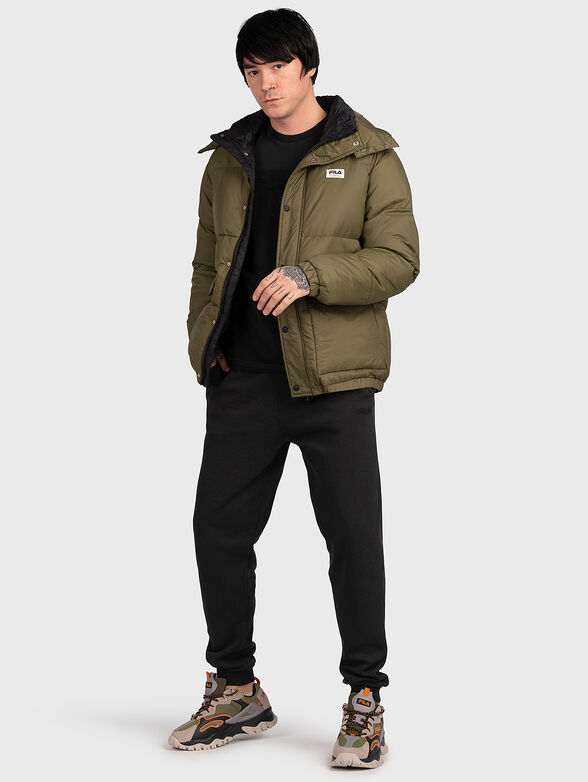 TIREBOLU green jacket with a hood - 2