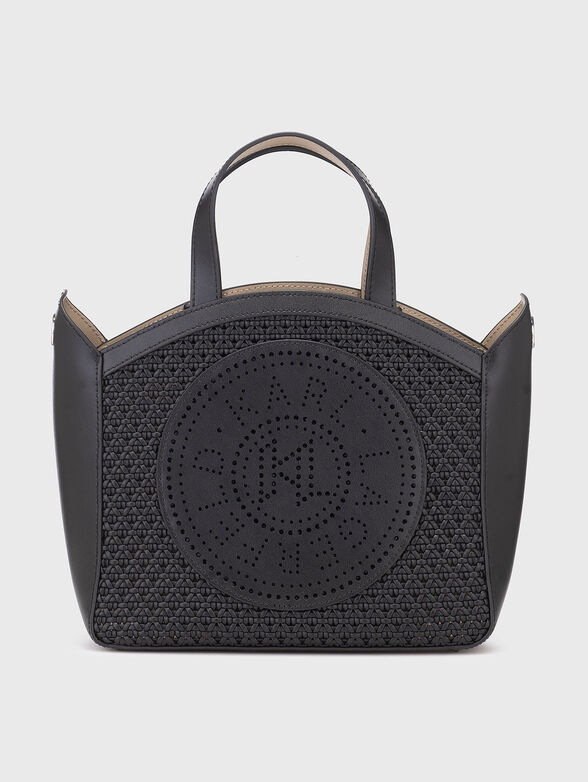 Small leather bag with perforations - 1