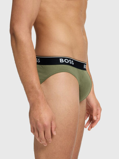 Set of three pairs of cotton briefs - 5