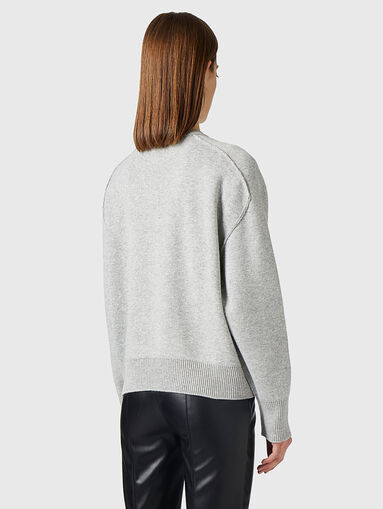 Logo wool blend sweater - 3