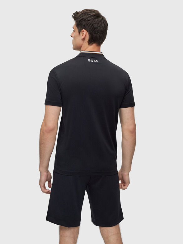 Contrast-logo polo shirt - 3