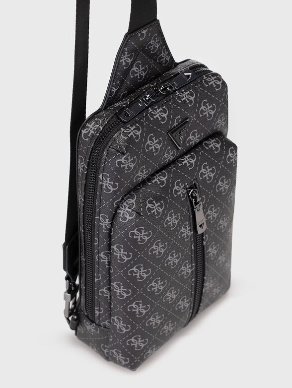 VEZZOLA crossbody bag with monogram print - 5