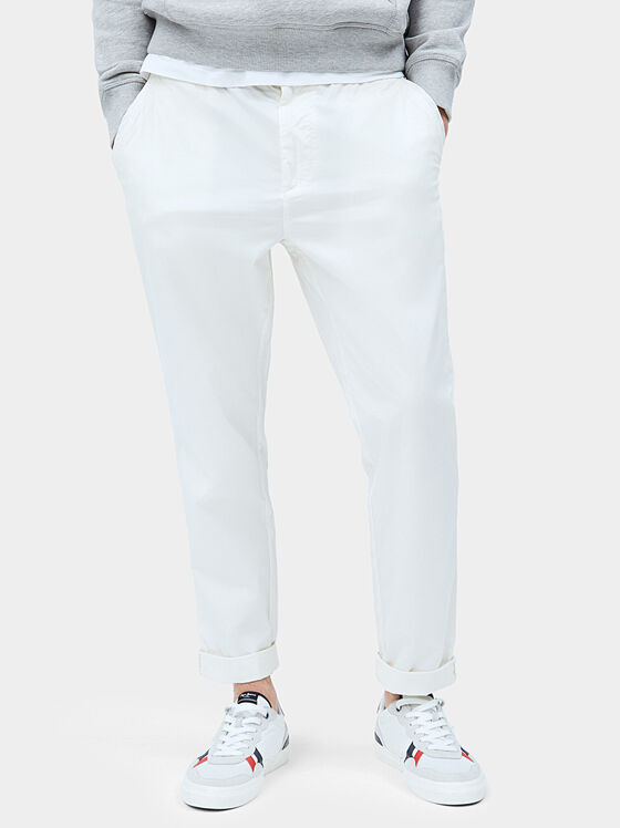 Бял панталон CASTLE - 1