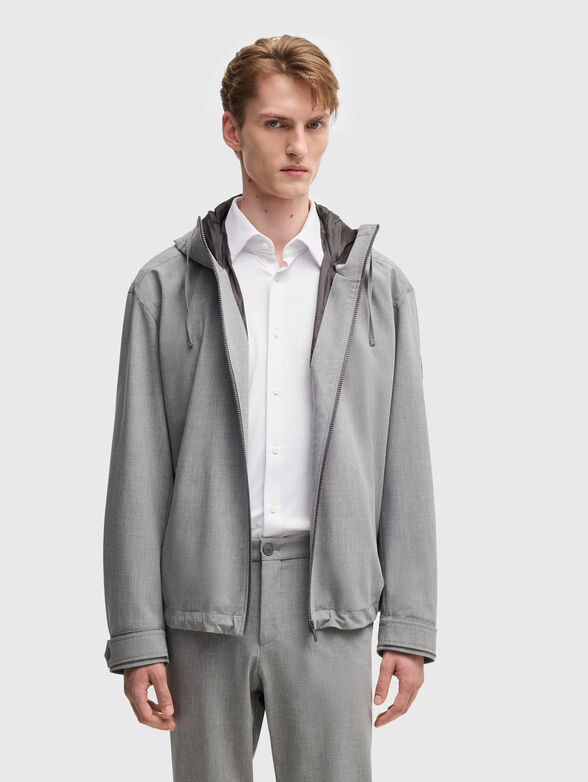 Transition hooded jacket with logo - 1