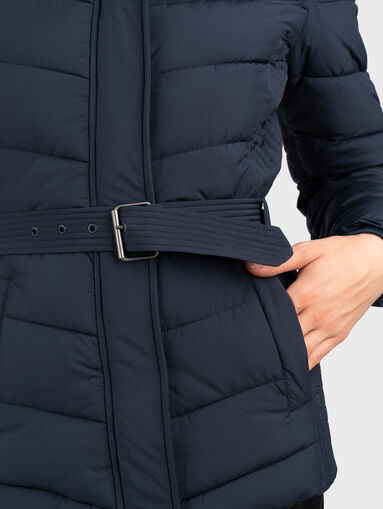 Black jacket with belt  - 4