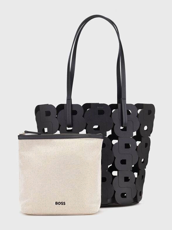 LINDAH leather tote bag - 1