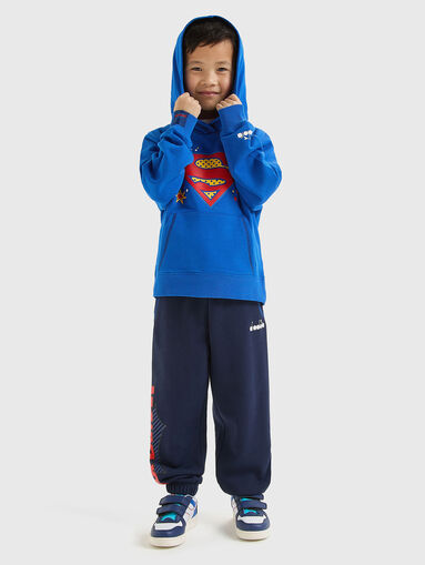 SUPERHEROES black sweatshirt with logo  - 5