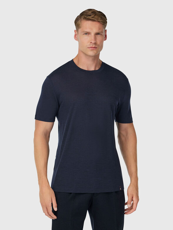 Wool blend T-shirt - 1