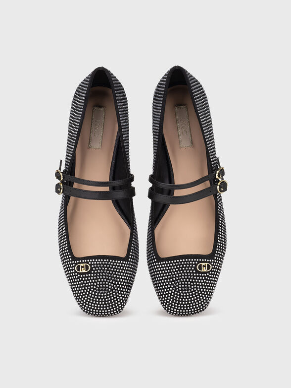 Ballet flats with rhinestones - 6
