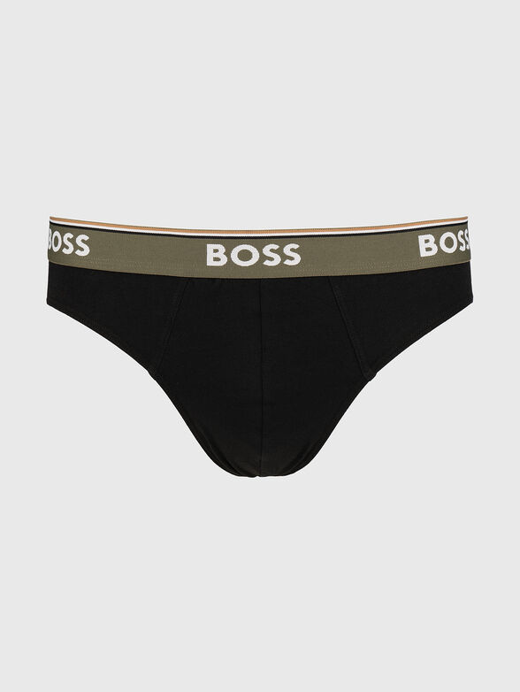 Set of three boxer shorts with logo band - 5