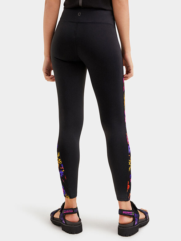 Leggings with floral motifs - 2