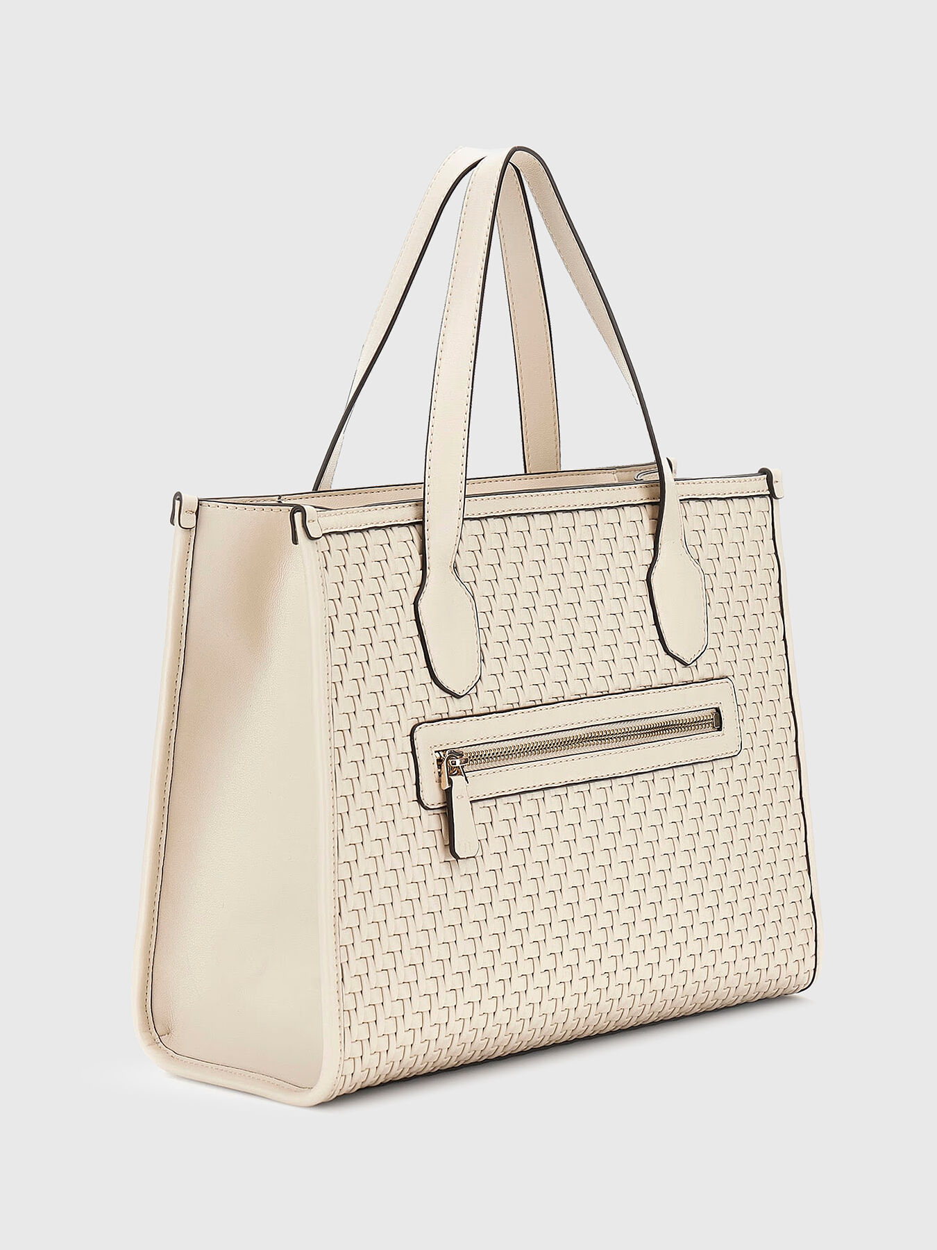 ファッション雑貨・小物その他 Medium Silvana Bag ゲス GUESS SILVANA 2 Compartment Tote （NAT） トートバッグ