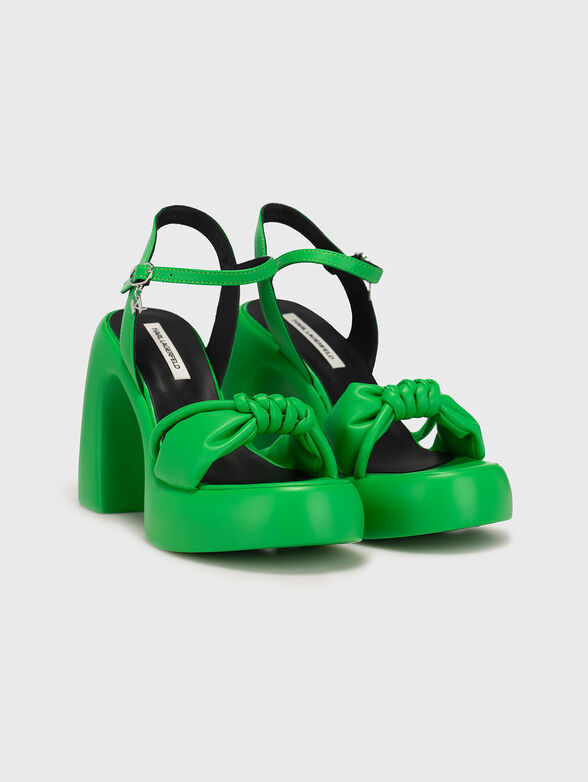 ASTRAGON HI black heeled sandals - 2