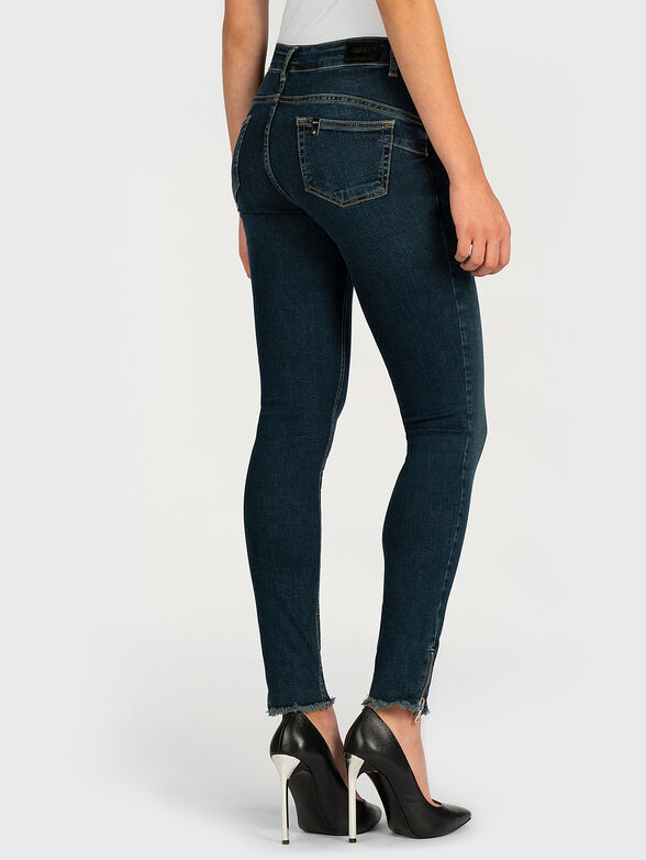 Skinny jeans with ankle zippers - 2