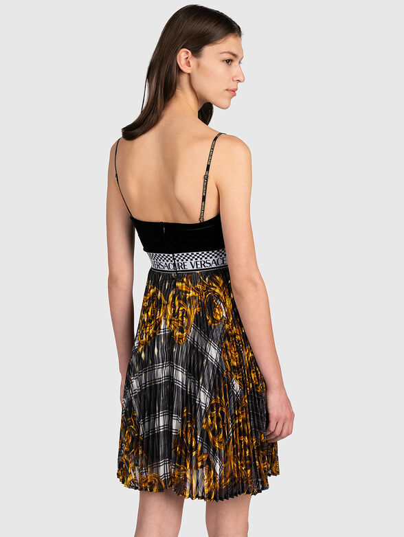 Baroque-print dress - 5
