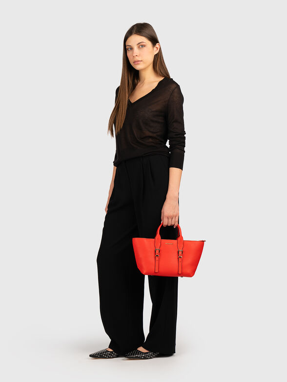 Silk blend sweater with sheer effect - 2