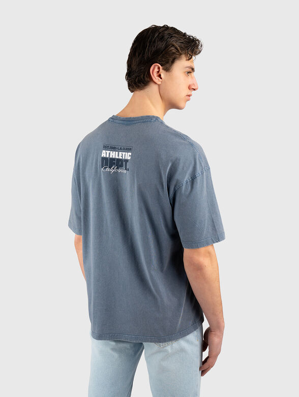 Cotton T-shirt with accent back - 2