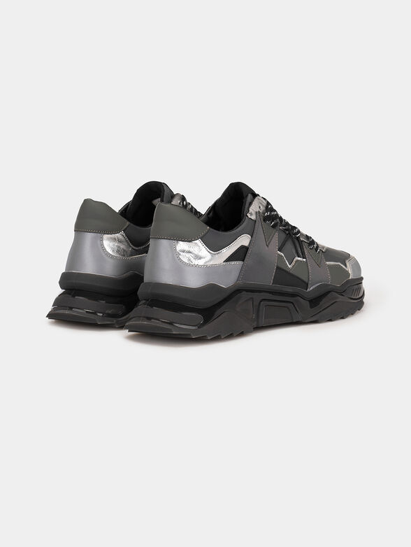 MASSA TECH sports shoes with silver accents - 3