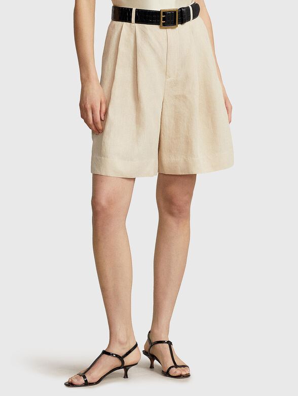 Shorts linen pants - 1