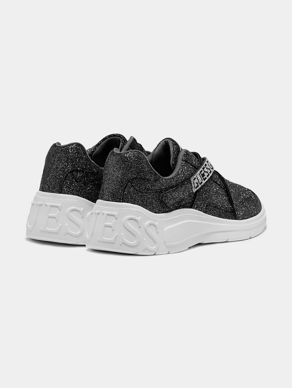 STONEY Sneakers with brocade and rhinestone applications - 2