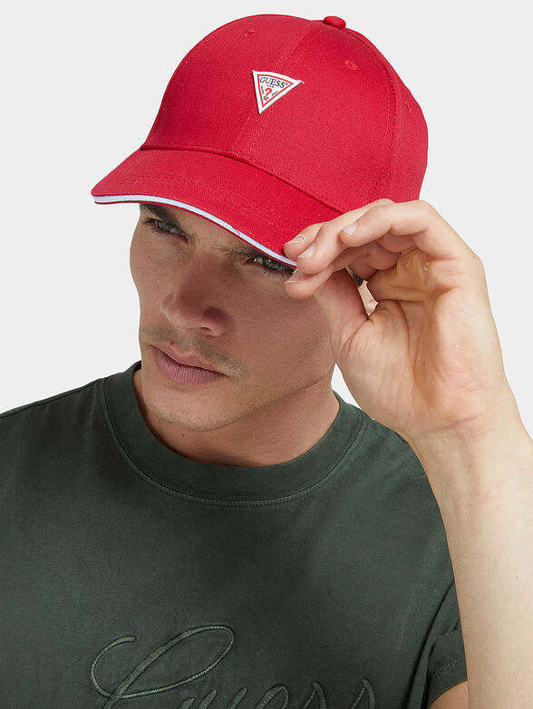 Black cap with triangle logo - 2