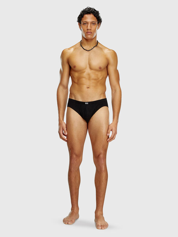 Set of three pairs of briefs in black - 4